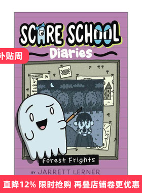 英文原版 Forest Frights 恐惧森林 惊吓学校日记2 捣蛋鬼巴什 章节书 英文版 进口英语原版书籍