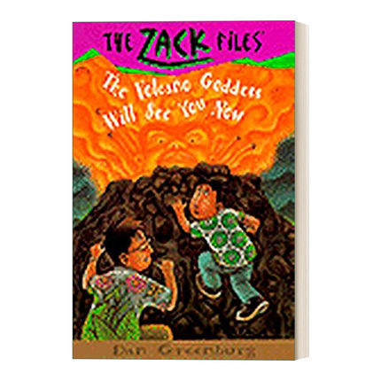 英文原版 The Zack Files 09 the Volcano Goddess Will See You Now 札克档案系列09 儿童冒险章节桥梁书 英文版 进口英语书籍