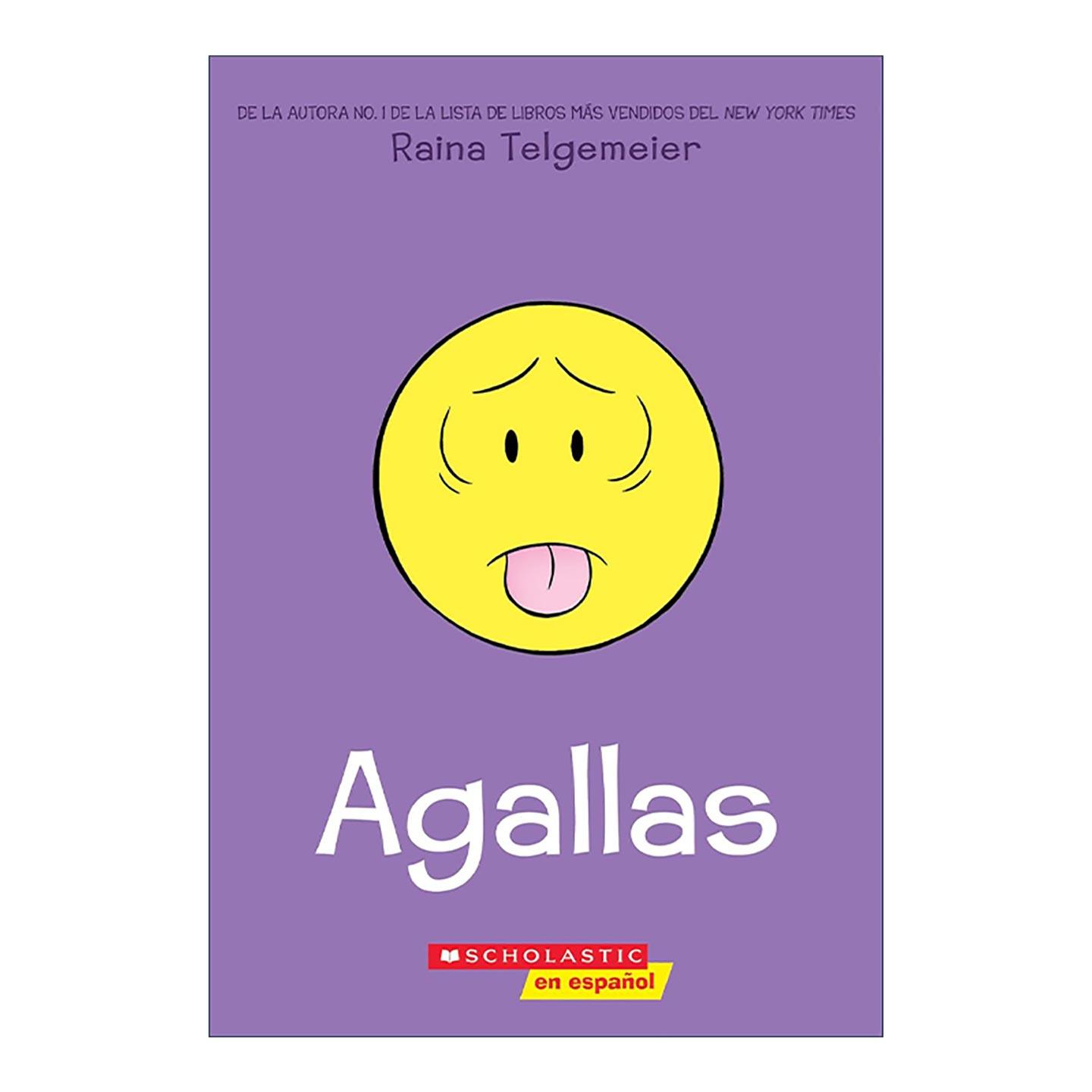 原版 Agallas 勇气 西班牙语版 Raina Telgemeier 图像小说 进口原版书籍