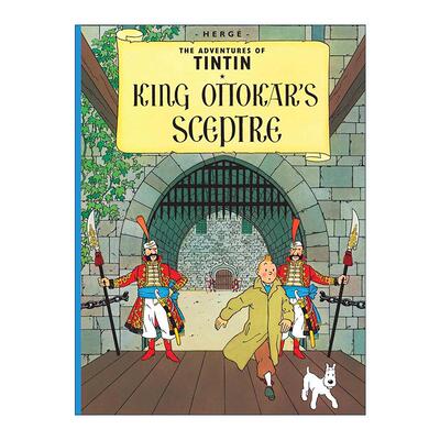 英文原版 The Adventures of Tintin King Ottokar's Sceptre 丁丁历险记之奥托卡王的权杖 儿童精装漫画 英文版 进口英语原版书籍