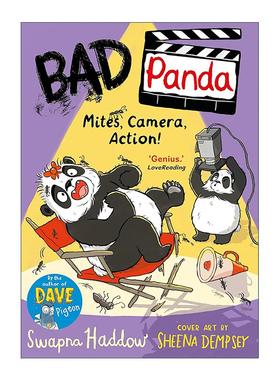 英文原版 Bad Panda Mites Camera Action 坏熊猫3 Swapna Haddow儿童幽默插画故事书 英文版 进口英语原版书籍