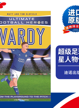 英文原版 Vardy 超级足球明星人物传记 瓦尔迪 Ultimate Football Heroes 英文版 进口英语原版书籍