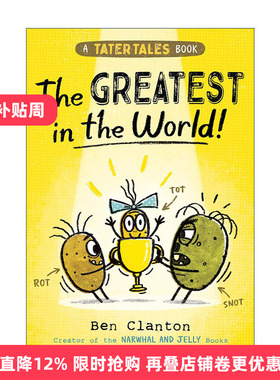 英文原版 Tater Tales The Greatest In The World 土豆三兄妹系列1 世界上的土豆 幽默彩色漫画 英文版 进口英语原版书籍