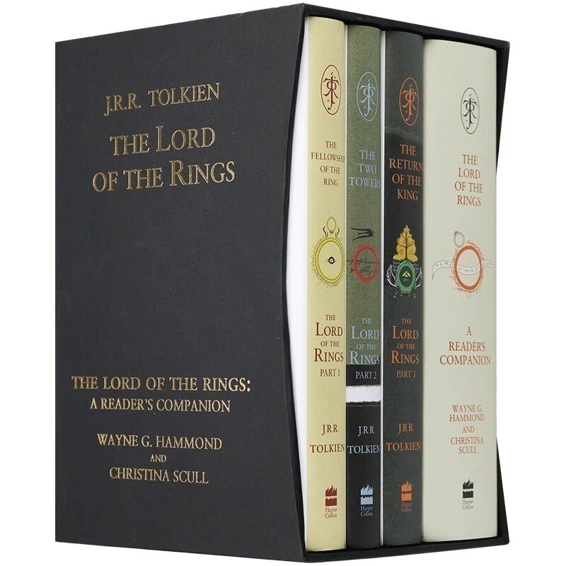 指环王 The Lord of the Rings 英文原版电影原著奇幻小说 指环王60周年套装 精装 魔戒原版阅读指南