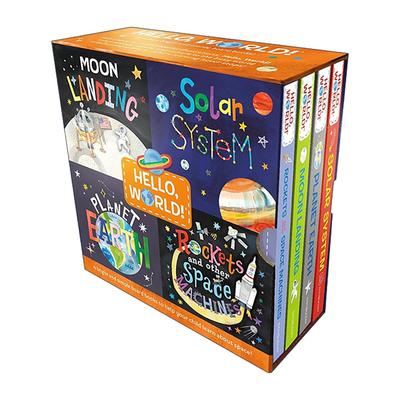 英文原版 Hello World Solar System Boxed Set 你好科学小世界 太阳系系列 4册盒装套装 儿童科普百科绘本 进口英语原版书籍