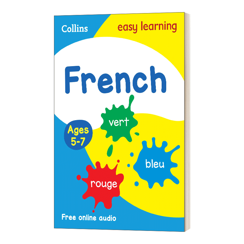 英文原版 Collins Easy Leanring French Ages 5-7 轻松学法语1-2年级 英文版 进口英语原版书籍