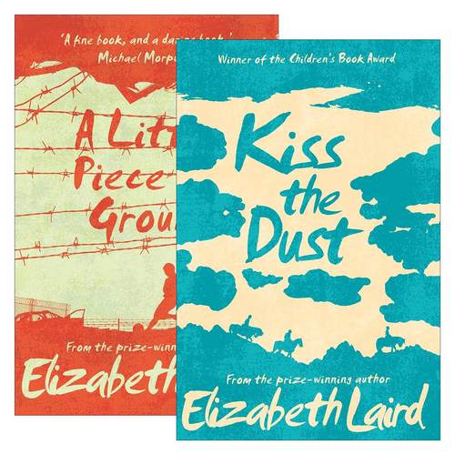 英文原版 A Little Piece of Ground/Kiss the Dust 青少年战争小说2册 卡内基文学奖提名作者伊丽莎白·莱尔德 Elizabeth Laird