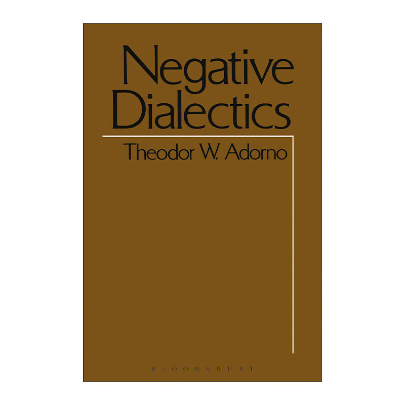 英文原版 Negative Dialectics 否定辩证法 特奥多·阿多尔诺 英文版 进口英语原版书籍