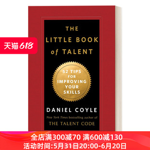 像高手一样行动 卓越人生养成手册 Talent Book Coyle Daniel 英文原版 精装 Little The 进口英语原版 英文版 书籍