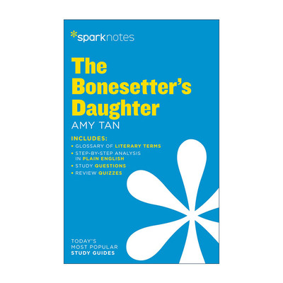 英文原版 Bonesetter's Daughter 接骨师之女 SparkNotes Literature Guide文学导读系列 英文版 进口英语原版书籍