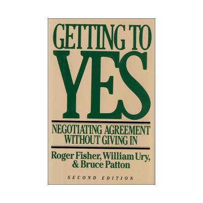 英文原版 Getting to Yes 谈判力 哈佛谈判项目精华 精装  威廉?尤里 英文版 进口英语原版书籍