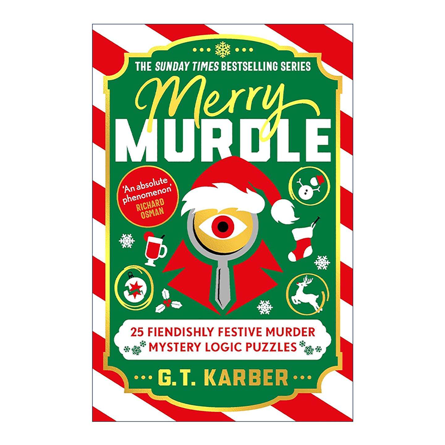 英文原版 Merry Murdle 圣诞谋杀谜团 谋杀悬疑逻辑谜题集 英文版 进口英语原版书籍