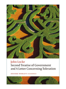 英文原版 Second Treatise of Government and A Letter Concerning Toleration 政府论下篇 牛津世界经典系列 英文版 进口英语书