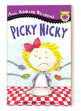 Picky Nicky 汪培珽一阶 All Aboard Reading系列进口原版英文书籍