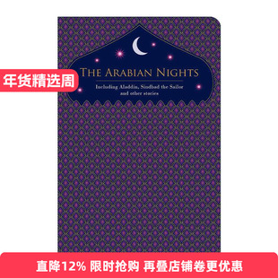 英文原版 The Arabian Nights 一千零一夜 浮雕封面高颜值装帧设计 精装 Chiltern Classic 英文版 进口英语原版书籍