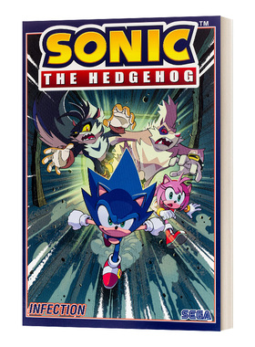 Sonic The Hedgehog, Vol. 4: Infection 刺猬索尼克第四卷：感染进口原版英文书籍