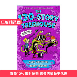 英文原版 The 130-Story Treehouse: Laser Eyes and Annoying Flies 小屁孩树屋历险记130层树屋故事 精装 英文版 进口英语书籍