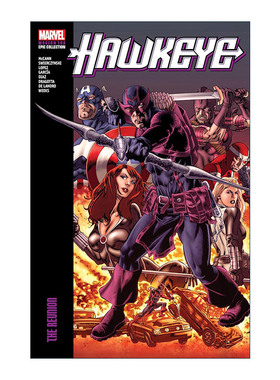 英文原版 Hawkeye Modern Era Epic Collection The Reunion 鹰眼现代史诗珍藏集 重聚 漫威漫画 Jim McCann 进口英语原版书籍