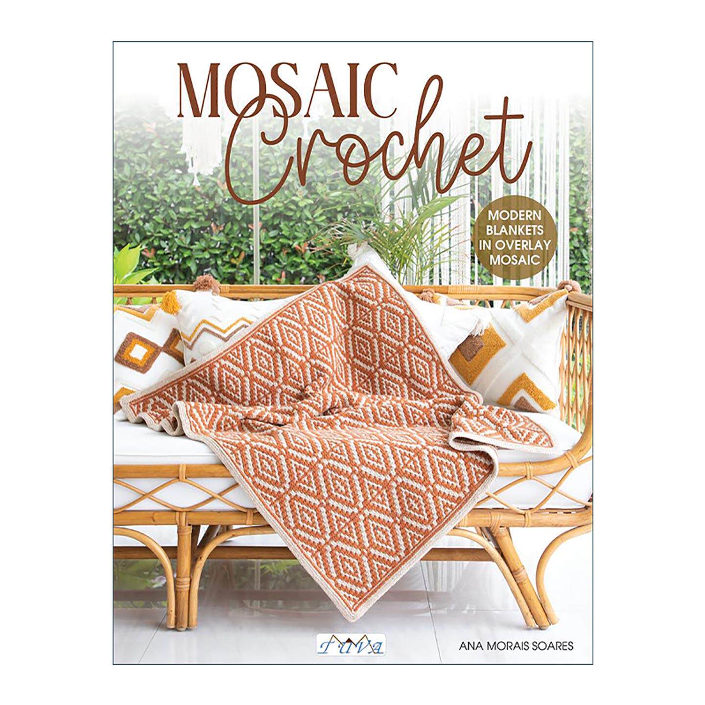 英文原版 Mosaic Crochet 钩编创意毛毯 马赛克风格图案书 英文版 进口英语原版书籍