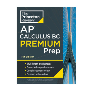 Calculus 2025 进口英语原版 Review Edition Prep Premium Princeton 书籍 第11版 普林斯顿评论AP微积分BC 英文原版 11th