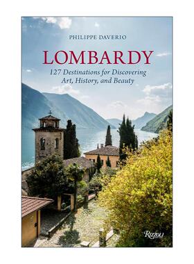 英文原版 Lombardy 伦巴第 127个探索艺术 历史和美景的目的地 意大利旅游插图指南 精装 Philippe Daverio 进口英语原版书籍