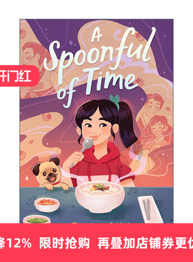 英文原版 A Spoonful of Time 一勺时间 儿童奇幻小说 韩国美食与家庭故事 精装 Flora Ahn 英文版 进口英语原版书籍