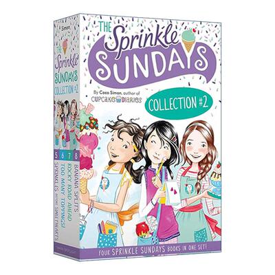 英文原版 The Sprinkle Sundays Collection 2 周末甜蜜日5-8册盒装 青少年友谊小说 英文版 进口英语原版书籍
