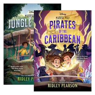英文原版 Magical Map 魔法地图系列1-2册 迪士尼儿童奇幻章节桥梁故事书 Ridley Pearson 英文版 进口英语原版书籍