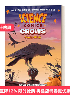 Science Comics: Crows: Genius Birds 科学漫画 乌鸦：天才鸟类进口原版英文书籍