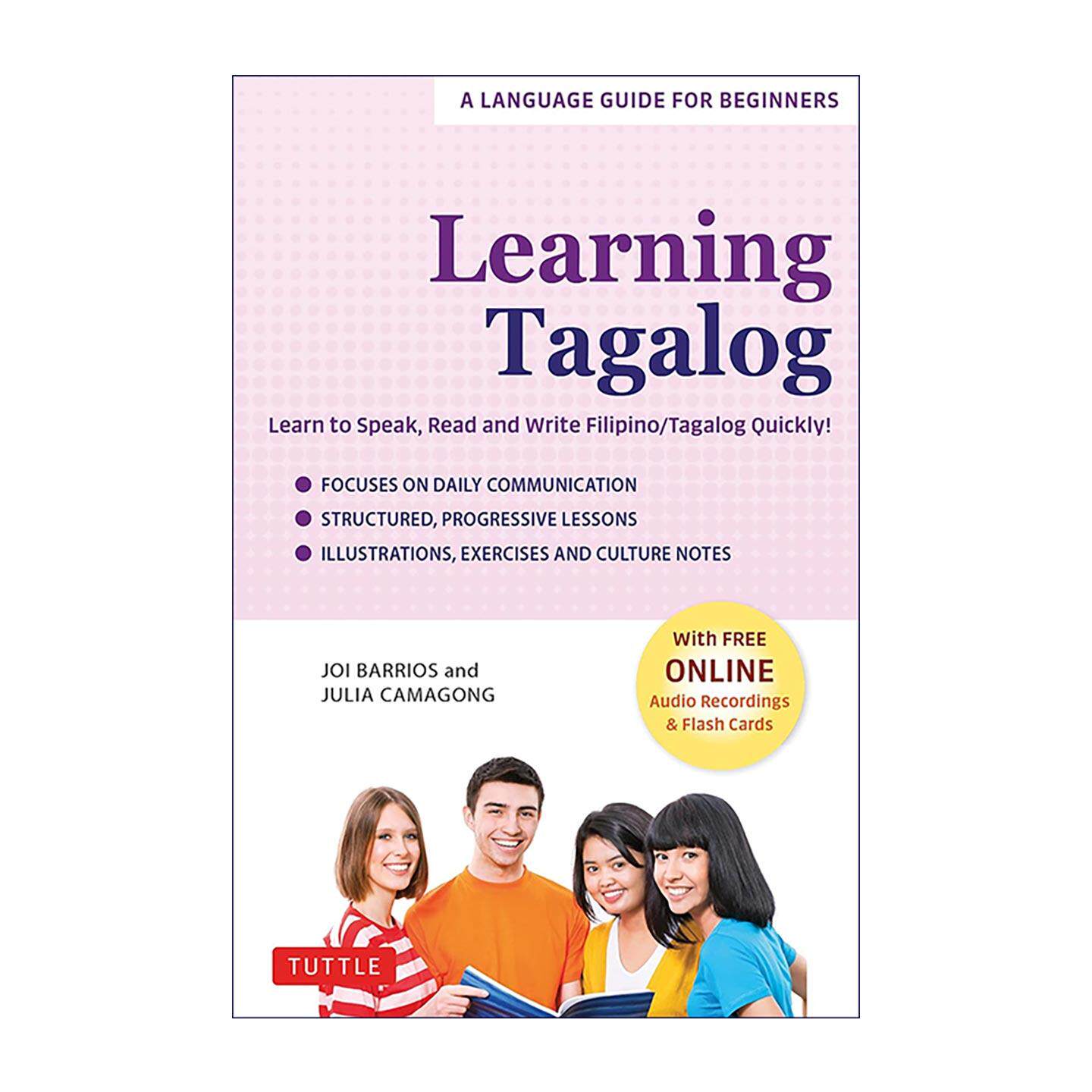 原版 Learning Tagalog 菲律宾语学习指南 含免费在线音频 抽认卡 Tuttle 进口原版书籍
