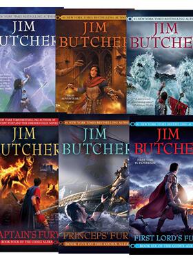 英文原版 Codex Alera 阿莱拉法典系列1-6册 奇幻小说 巫师神探作者Jim Butcher 英文版 进口英语原版书籍