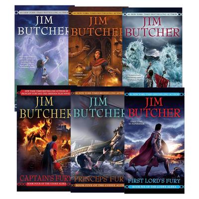 英文原版 Codex Alera 阿莱拉法典系列1-6册 奇幻小说 巫师神探作者Jim Butcher 英文版 进口英语原版书籍