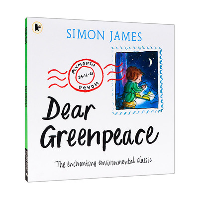 英文原版 Dear Greenpeace 我家池塘里有鲸鱼 人与自然动物 环境保护主题绘本 西蒙·詹姆斯 Simon James 英文版 进口英语原版书籍