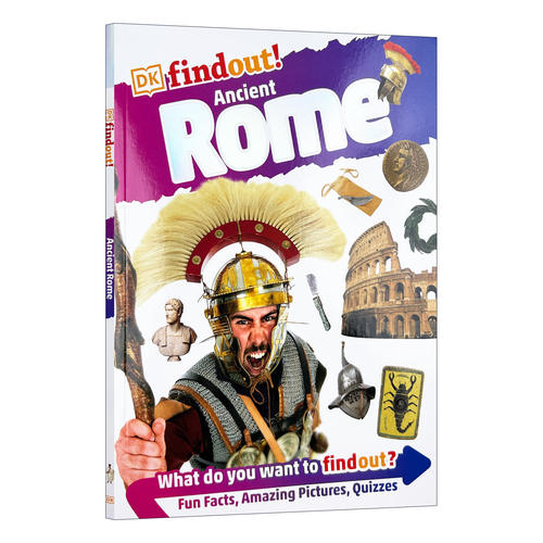 DK findout! Ancient Rome DK小发现历史 古罗马进口原版英文书籍