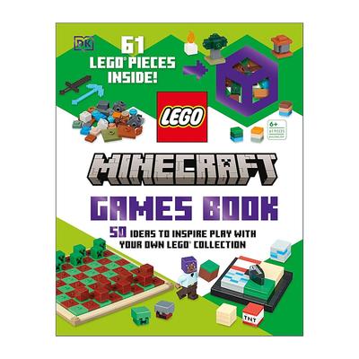 英文原版 DK LEGO Minecraft Games Book 乐高我的世界 游戏书 精装 英文版 进口英语原版书籍
