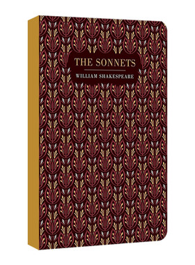 The Sonnets 莎士比亚十四行诗集 浮雕封面高颜值装帧设计 精装Chiltern Classic进口原版英文书籍