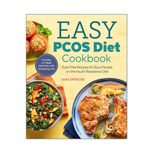 英文原版 Easy PCOS Diet Cookbook 多囊卵巢综合征健康食谱 用胰岛素抵抗饮食缓解症状 女性健康 英文版 进口英语原版书籍