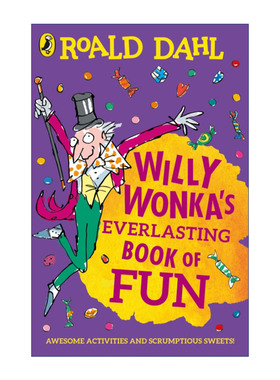 英文原版 Willy Wonka's Everlasting Book of Fun 威利·旺卡欢乐活动书 罗尔德达尔 查理与巧克力工厂 英文版 进口英语原版书籍
