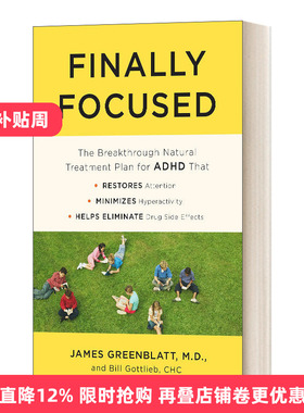 英文原版 Finally Focused 最终聚焦:突破性的自然治疗多动症计划 英文版 进口原版英文书籍