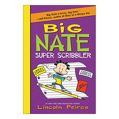 英文原版 Big Nate Super Scribbler  Activity Book 5 大内特活动书5 英文版 进口英语原版书籍