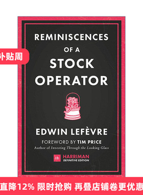 英文原版 Reminiscences of a Stock Operator 传奇的股票市场投机者杰西利弗莫尔的生活 精装 进口英语书籍