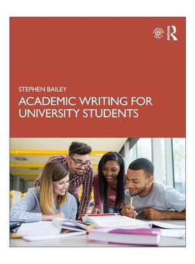 英文原版 Academic Writing for University Students 大学生学术写作 英文版 进口英语原版书籍