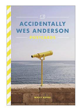 英文原版 Accidentally Wes Anderson Postcards 偶遇韦斯安德森 明信片26张 英文版 进口英语原版书籍