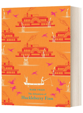 英文原版小说 The Adventures of Huckleberry Finn 哈克贝利费恩历险记 马克吐温 英文版 进口英语原版书籍