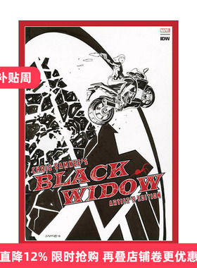 英文原版 Chris Samnee's Black Widow Artist's Edition 克里斯·萨姆尼 黑寡妇 手工原稿版 IDW漫画 精装收藏版 进口英语书籍