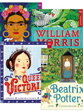 V&A Introduces V&A博物馆人物介绍4册进口原版英文书籍