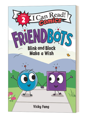 英文原版 Friendbots Blink and Block Make a Wish 朋友机器人 许个愿 英文版 进口英语原版书籍