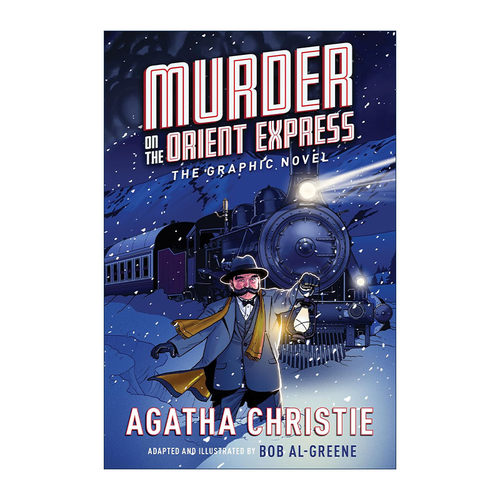 英文原版 Murder on the Orient Express 东方列车谋杀案 漫画版 阿加莎 大侦探波洛 英文版 进口英语原版书籍