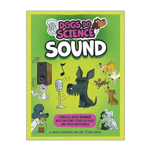 英文原版 Dogs Do Science Sound 狗狗科学理论 声音 儿童科普百科知识绘本 英文版 进口英语原版书籍
