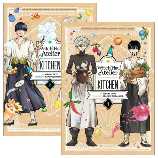 2册 Witch 魔法工坊厨房系列 英文原版 漫画 进口英语原版 Atelier 英文版 Hat 书籍 Kitchen尖帽子 白浜鴎 套装